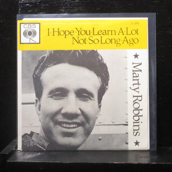 Marty Robbins - Not So Long Ago / I Hope You Learn A Lot 7" VG+ 1 .271 Holland - Shuga Records