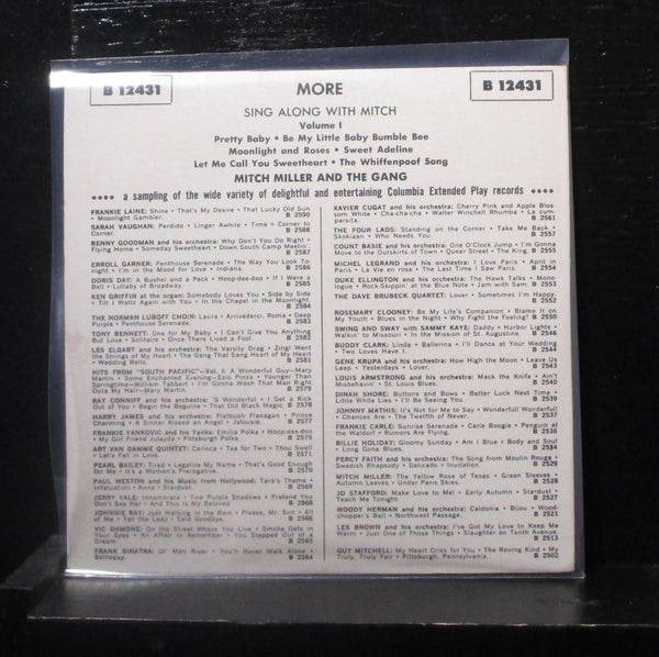 Mitch Miller And The Gang - More Sing Along With Mitch Vol. 1 7" VG+ B-12431 - Shuga Records