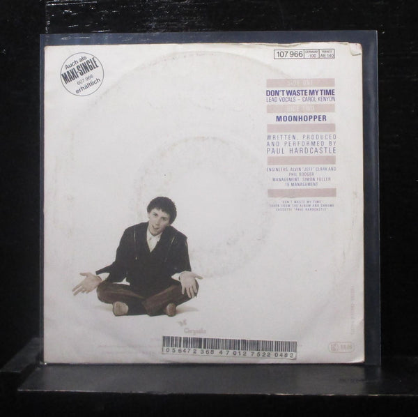 Paul Hardcastle - Don't Waste My Time 7" VG+ 107 966 Germany 1985 Vinyl 45 - Shuga Records