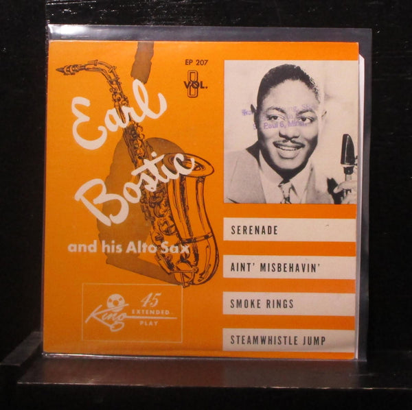 Earl Bostic - Earl Bostic And His Alto Sax Vol. 8 7" VG+ EP-207 USA Vinyl 45 - Shuga Records