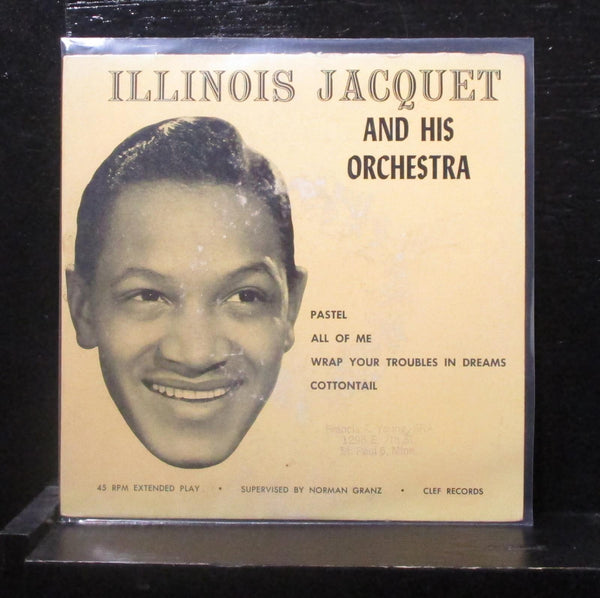 Illinois Jacquet - Illinois Jacquet And His Orchestra 7" VG+ EP-126 Vinyl 45 - Shuga Records