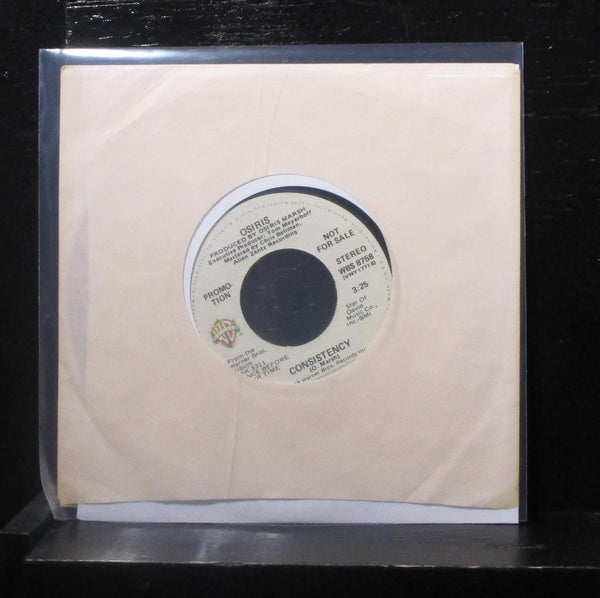 Osiris - Consistency 7" Mint- WBS 8758 Promo USA 1978 Vinyl 45 - Shuga Records
