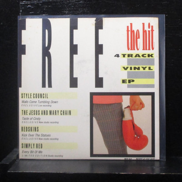 Various - The Hit RED Hot EP 7" VG+ HOT 001 UK 1985 Vinyl 45 - Shuga Records