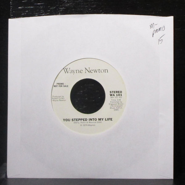 Wayne Newton - You Stepped Into My Life 7" Mint- Promo Vinyl 45 Aries II WA 101 - Shuga Records