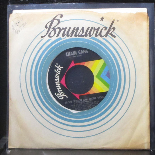 Jackie Wilson & Count Basie - Chain Gang / Funky Broadway 7" VG+ Vinyl 45 55373 - Shuga Records