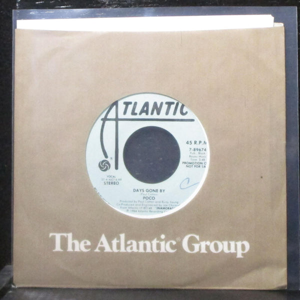 Poco - Day's Gon By 7" Mint- Promo Vinyl 45 Atlantic 7-89674 USA 1984 - Shuga Records