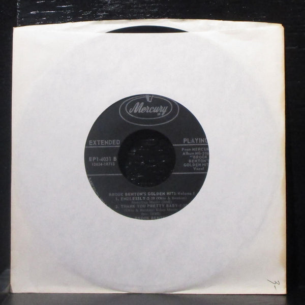 Brook Benton - Golden Hits Vol. 1 EP 7" VG+ Vinyl 45 Mercury EP1-4031 USA - Shuga Records