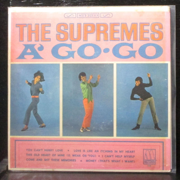 The Supremes - Supremes A Go Go EP 7" VG+ Vinyl 33 Motown MT-60649 USA 1966 - Shuga Records