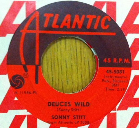 Sonny Stitt ‎– Deuces Wild / In The Bag VG 7" Single 45 rpm 1967 Atlantic USA - Soul-Jazz
