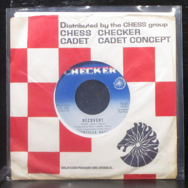 Fontella Bass - Recovery / Leave It In The Hands Of Love 7" VG+ Vinyl 45 Checker - Shuga Records