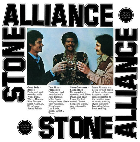 Stone Alliance ‎– Stone Alliance  (1976) - New Vinyl Lp 2016 Tidal Waves Music Long Out-Of-Print Deluxe Reissue with Obi Strip (Limited to 1000) - Jazz-Funk / Post Bop