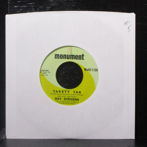 Ray Stevens - Along Came Jones / Yakety Yak 7" Mint- Vinyl 45 Mn45-1150 USA 1969 - Shuga Records