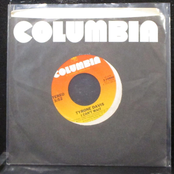 Tyrone Davis - In The Mood / I Can't Wait 7" Mint- Vinyl 45 Columbia 3-10904 USA - Shuga Records