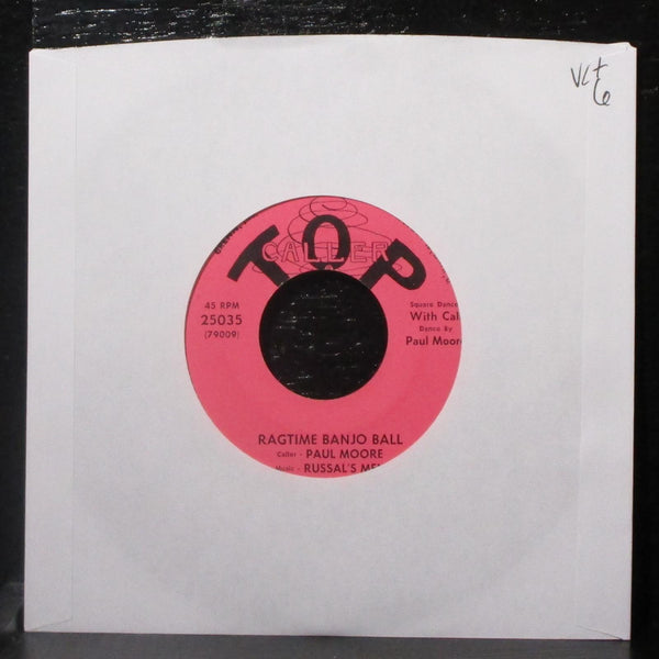 Paul Moore & Russal's Men - Ragtime Banjo Ball 7" VG+ Vinyl 45 Top Caller 25035 - Shuga Records