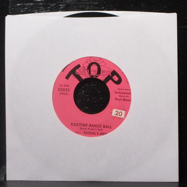 Paul Moore & Russal's Men - Ragtime Banjo Ball 7" VG+ Vinyl 45 Top Caller 25035 - Shuga Records