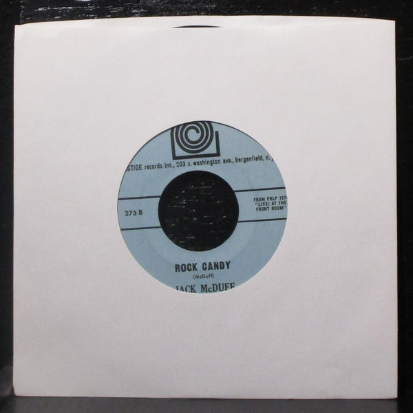 Jack McDuff - A Real Good Yn' / Rock Candy 7" VG+ Vinyl 45 Prestige 273 USA 1963 - Shuga Records