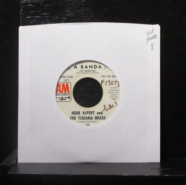 Herb Alpert & The Tijuana Brass - A Banda / Miss Frenchy Brown 7" VG+ 870 Vinyl - Shuga Records
