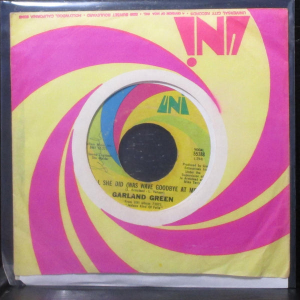 Garland Green - Don't Think That I'm A Violent Guy 7" VG Vinyl 45 UNI 55188 USA - Shuga Records