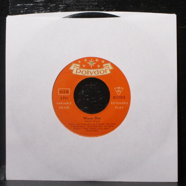 Johann Strauss - Wiener Blut EP 7" VG Vinyl 45 Polydor 20 073 EPH Germany - Shuga Records