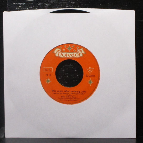 Peter Anders - Ich Bin Nur Ein Armer Wandergesell 7" VG+ Vinyl 45 Polydor GER - Shuga Records