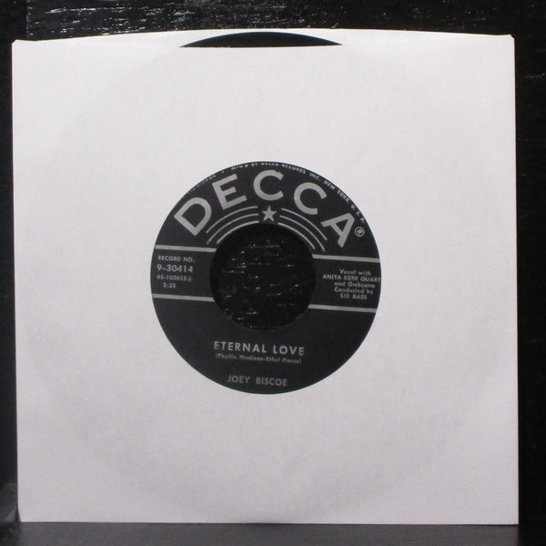 Joey Biscoe - You Lovin' Doll / Eternal Love 7" VG Vinyl 45 Decca 9-30414 USA - Shuga Records
