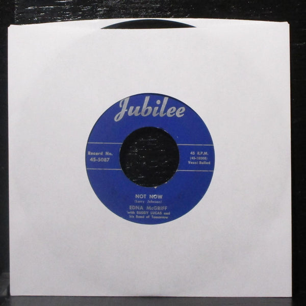 Edna McGriff - It's Raining / Not Now 7" VG- Vinyl 45 Jubilee 45-5087 USA - Shuga Records