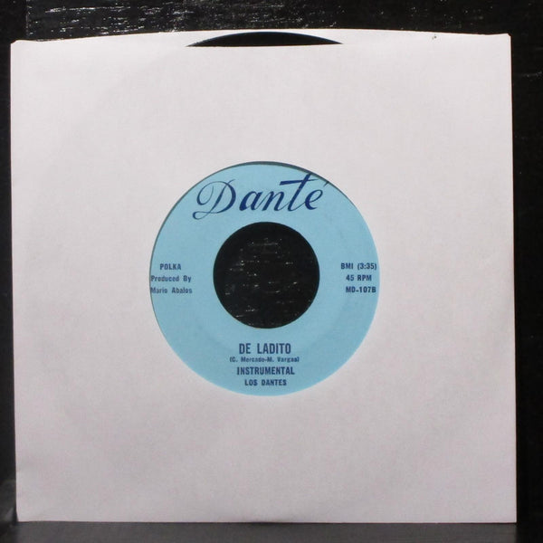 David Moreno & Los Dantes - Para Que Voy A Suffir 7" VG+ Vinyl 45 Dante MD-107 - Shuga Records