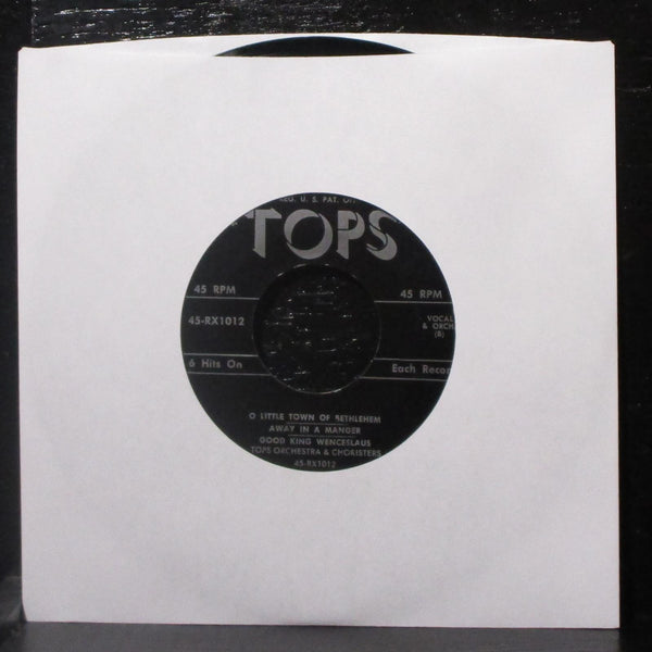 Tops Orchestra & Choristers - 6 Hits On Each Record 7" VG+ Vinyl 45-RX1012 Tops - Shuga Records