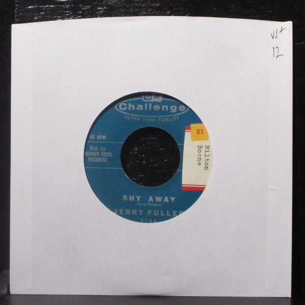 Jerry Fuller - Shy Away / Heavenly 7" VG+ Vinyl 45 Challenge 9104 USA 1961 - Shuga Records