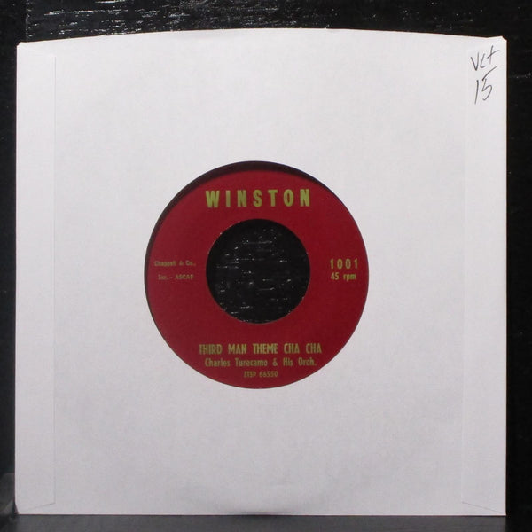 Charles Turecamo - Third Man Theme Cha Cha 7" VG+ Vinyl 45 Winston 1001 USA - Shuga Records