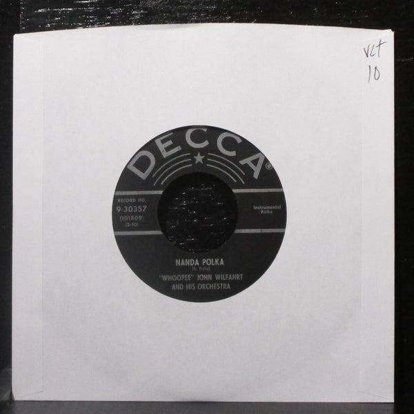 "Whoopee" John Wilfahrt - Nanda Polka 7" VG+ Vinyl 45 Decca 9-30357 USA - Shuga Records