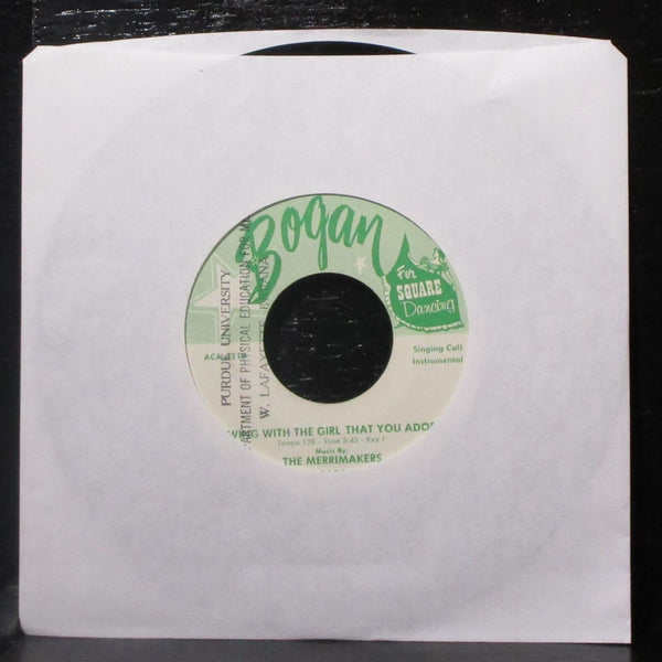 The Merrimakers - Swing With The Girl That You Adore 7" VG Vinyl 45 Bogan B-1128 - Shuga Records