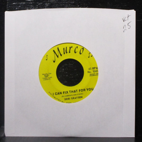 Dori Grayson - I Can Fix That For You / Never Let Go 7" VG+ Vinyl 45 Murco 1045 - Shuga Records
