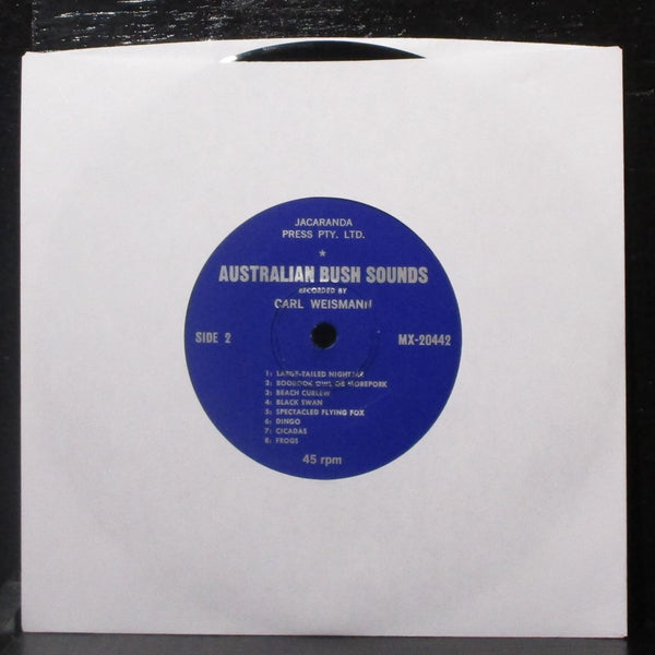 Carl Weismann - Australian Bush Sounds 7" VG Vinyl 45 Jacaranda Press MX-20441 - Shuga Records