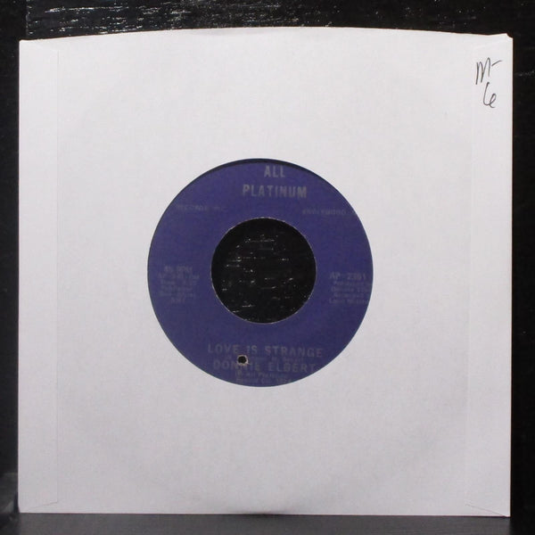Donnie Elbert - Love Is Strange 7" Mint- Vinyl 45 All Platinum AP-2351 USA 1974 - Shuga Records