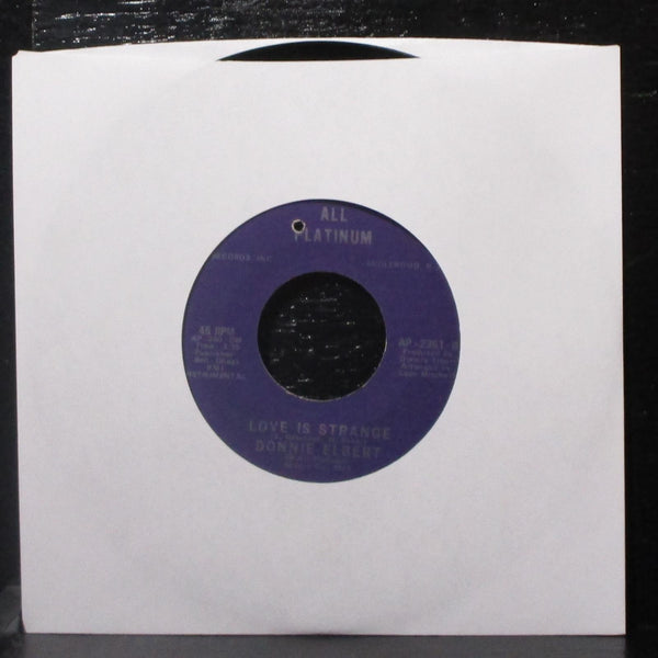Donnie Elbert - Love Is Strange 7" Mint- Vinyl 45 All Platinum AP-2351 USA 1974 - Shuga Records