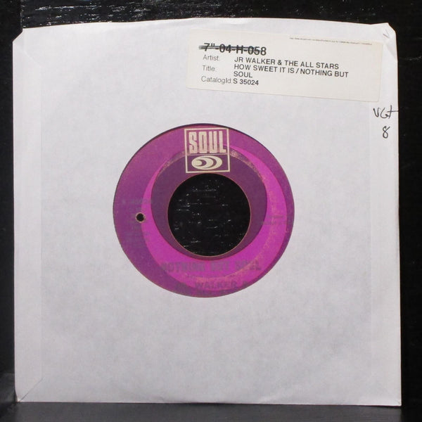 Jr. Walker & The All Stars - How Sweet It Is 7" VG+ Vinyl 45 Soul S 35024 USA - Shuga Records