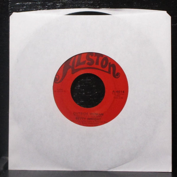 Betty Wright - Baby Sitter / Outside Woman 7" VG+ Vinyl 45 Alston A-4614 USA - Shuga Records