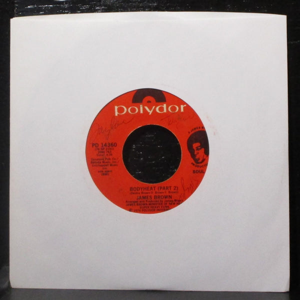 James Brown - Bodyheat 7" VG Vinyl 45 Polydor PD 14360 USA 1976 - Shuga Records
