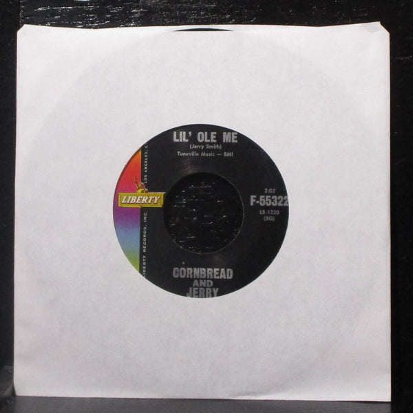 Cornbread & Jerry - Loco Moto / Lil' Ole Me 7" VG+ Vinyl 45 Liberty F-55322 USA - Shuga Records