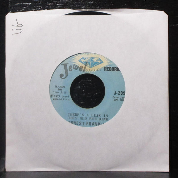 Ernest Franklin - There's A Leak In This Old Building 7" VG Vinyl 45 Jewel J-209 - Shuga Records