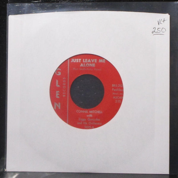 Connie Mitchell - Just Leave Me Alone / I Don't Want To Remember 7" VG+ Vinyl 45 - Shuga Records