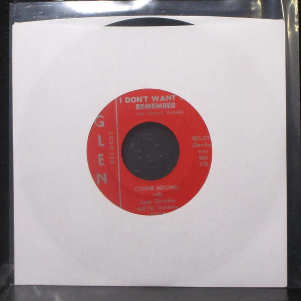 Connie Mitchell - Just Leave Me Alone / I Don't Want To Remember 7" VG+ Vinyl 45 - Shuga Records