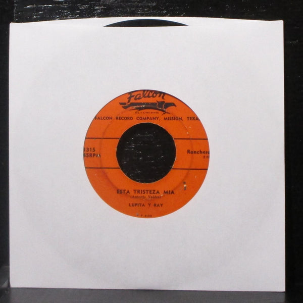Lupitz y Ray - Corrido De Kennedy / Esta Tristeza Mia 7" VG- Vinyl 45 Falcon USA - Shuga Records