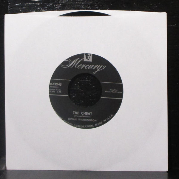 Dinah Washington - I Hear Those Bells / The Cheat 7" VG+ Vinyl 45 Mercury 1955 - Shuga Records