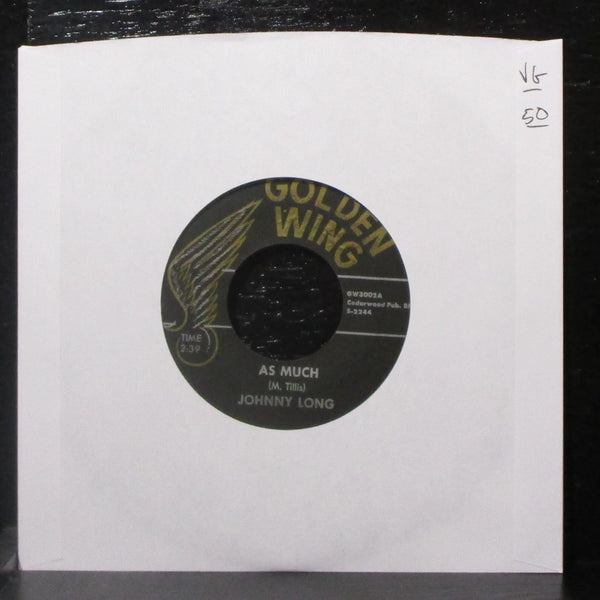Johnny Long - The Other Side Of Love / As Much 7" VG Vinyl 45 Golden Wing GW3002 - Shuga Records