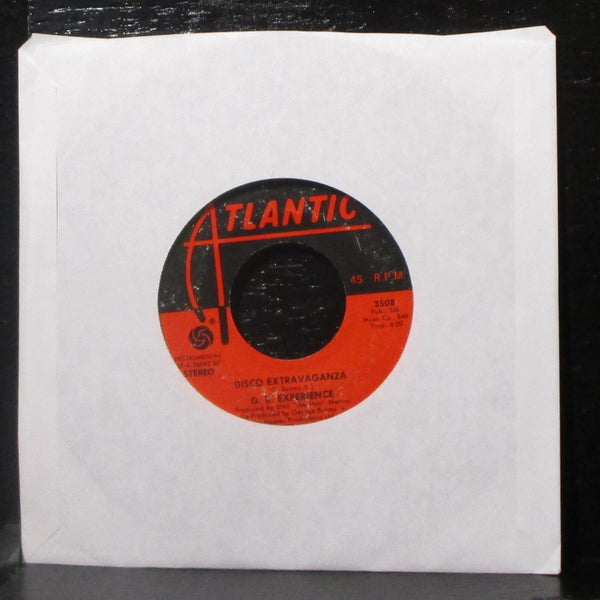 G. B. Experience - Disco Extravaganza 7" VG Vinyl 45 Atlantic 3508 USA 1978 - Shuga Records