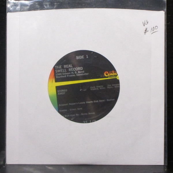 1969 Edison H.S. Band - The Real Swell Record 7" VG Vinyl 33 Century 33437 USA - Shuga Records