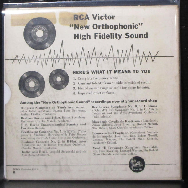 Vladimir Horowitz - Tchaikovsky: Concerto No. 1, Op. 23 2x7" VG+ Vinyl 45 RCA - Shuga Records
