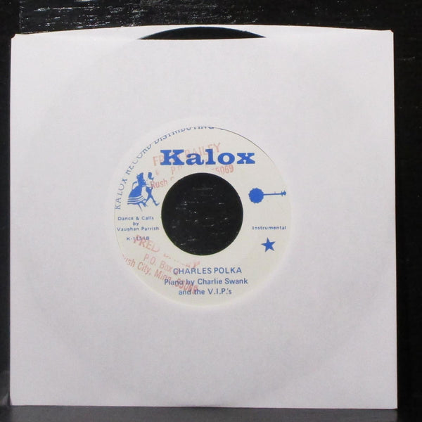 Vaughn Parrish, Charlie Swank & The V.I.P.'s - Charles Polka 7" VG+ Vinyl 45 USA - Shuga Records